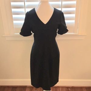 J. Crew Super 120s Black Dress